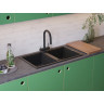 Мойка OMOIKIRI TEDORI 86-2-BL Tetogranit/черный 4993924
