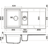 Мойка OMOIKIRI SAKAIME 100-2-GR Tetogranit/leningrad grey 4993562