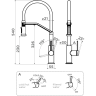 Смеситель OMOIKIRI MAKKARI 2 PLUS-SB-GB-BL латунь/графит/черный 4994495